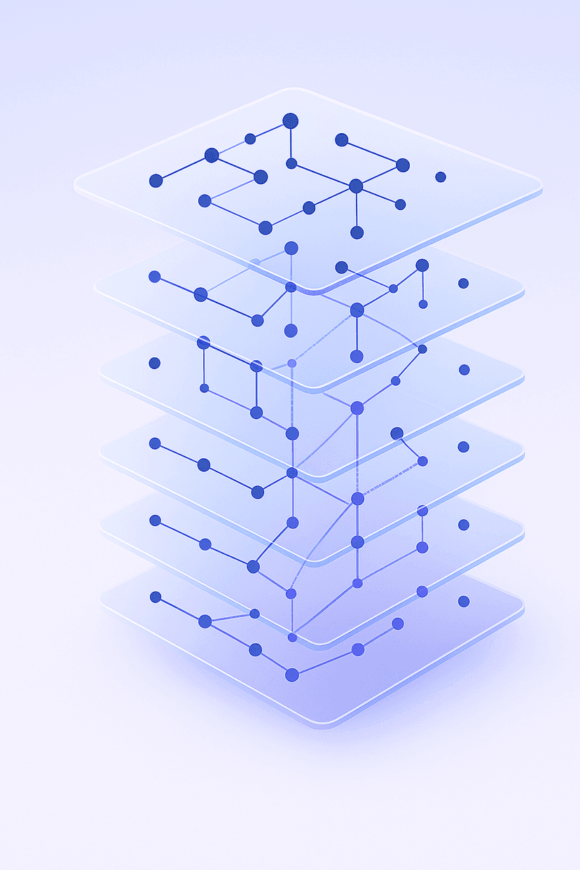 AI connects patterns across layers of data